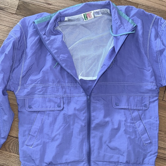 Vintage Bolo Spirit Purple Windbreaker Jacket Size Small - Picture 6 of 7